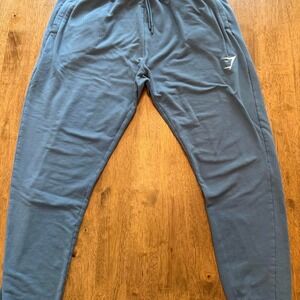 Gymshark Men's Joggers Blue Athletic Size Large